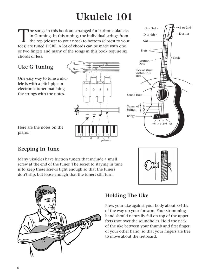 The Daily Ukulele - Baritone Edition (Jumpin' Jim's Ukulele Songbook), Taschenbuch