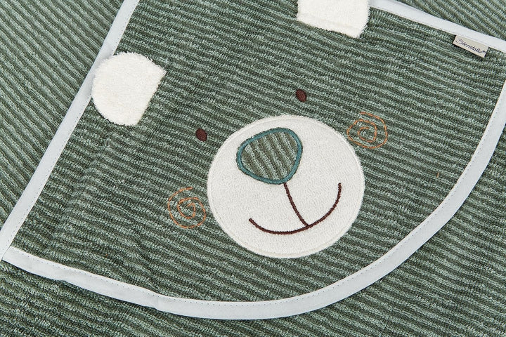 Sterntaler Baby Handtuch Kapuze - Kapuzenhandtuch EMMI & Kapuzenbadetuch Bär Ben, Alter: ab 0 Monate