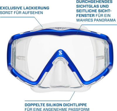 Scubapro Crystal Vu Tauch Maske blau, blau