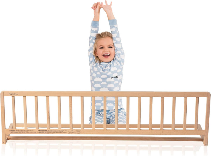 Geuther 2112 Bettschutzgitter in 140 cm Höhe: 38 cm Absturzsicherung Mit stabilen Stäben Schützt vor