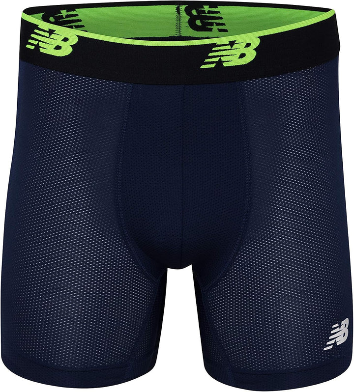 New Balance Herren No Fly Mesh-Jersey-Boxershorts, Atmungsaktiv, Leicht, Feuchtigkeitsableitend, 3 S