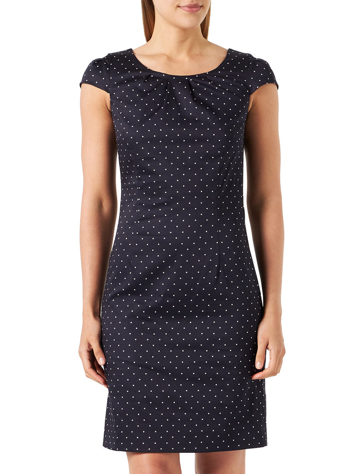comma Damen Kleid 38 Blue 59m6, 38 Blue 59m6