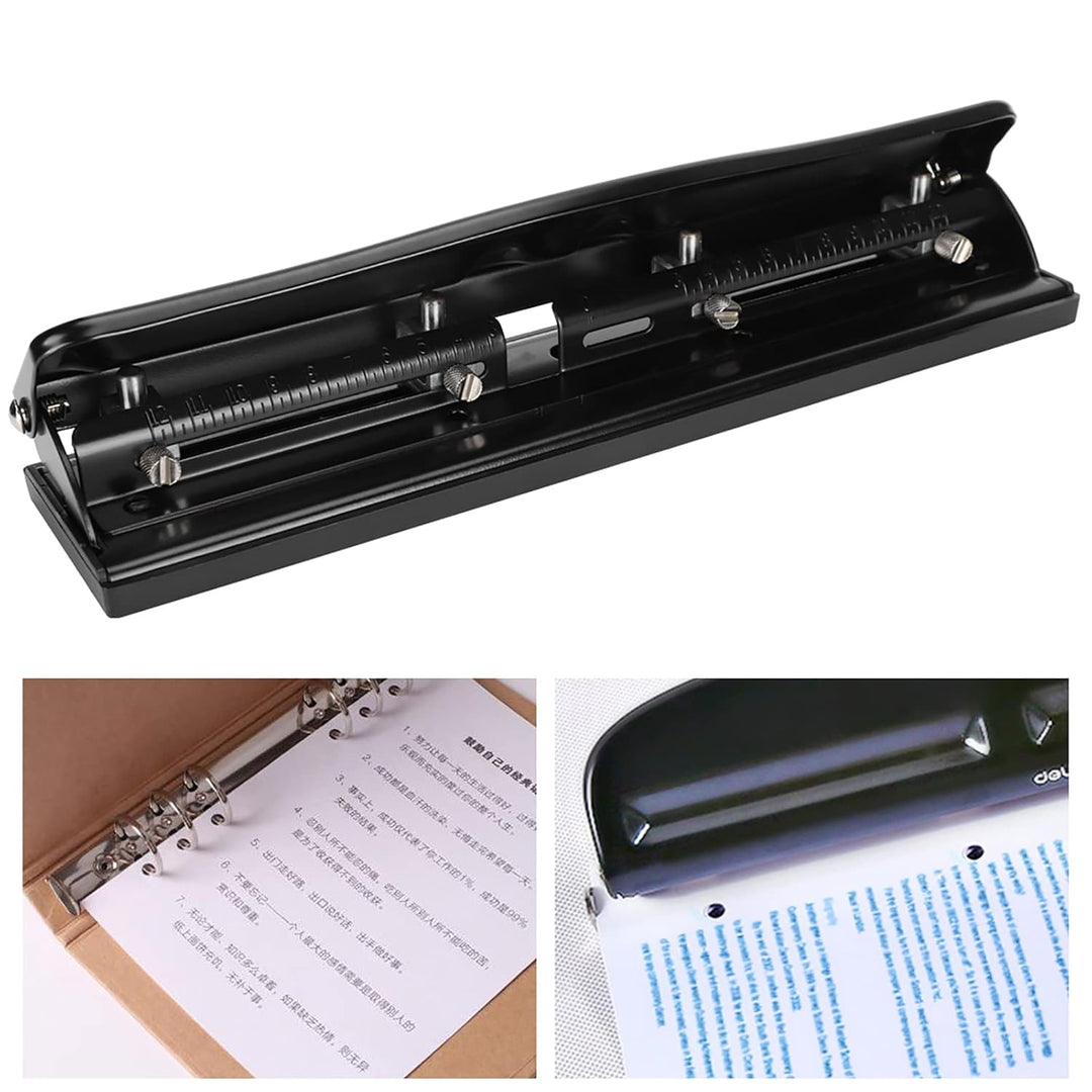 Universal Hole Adjustable Punch Paper Hole Punching Hole Punching Desktop Hole Puncher DIY handgemac