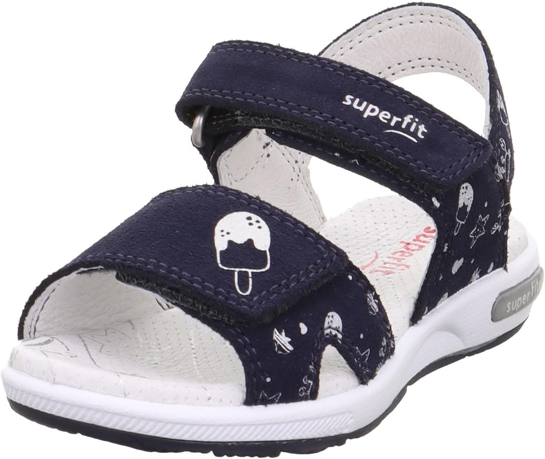 Superfit Mädchen Emily Sandale 24 EU Blau, 24 EU Blau