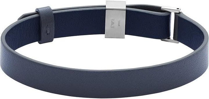 Emporio Armani Armband Für Männer Essential, Länge: 275mm, Breite: 12mm Silbernes Edelstahlarmband,