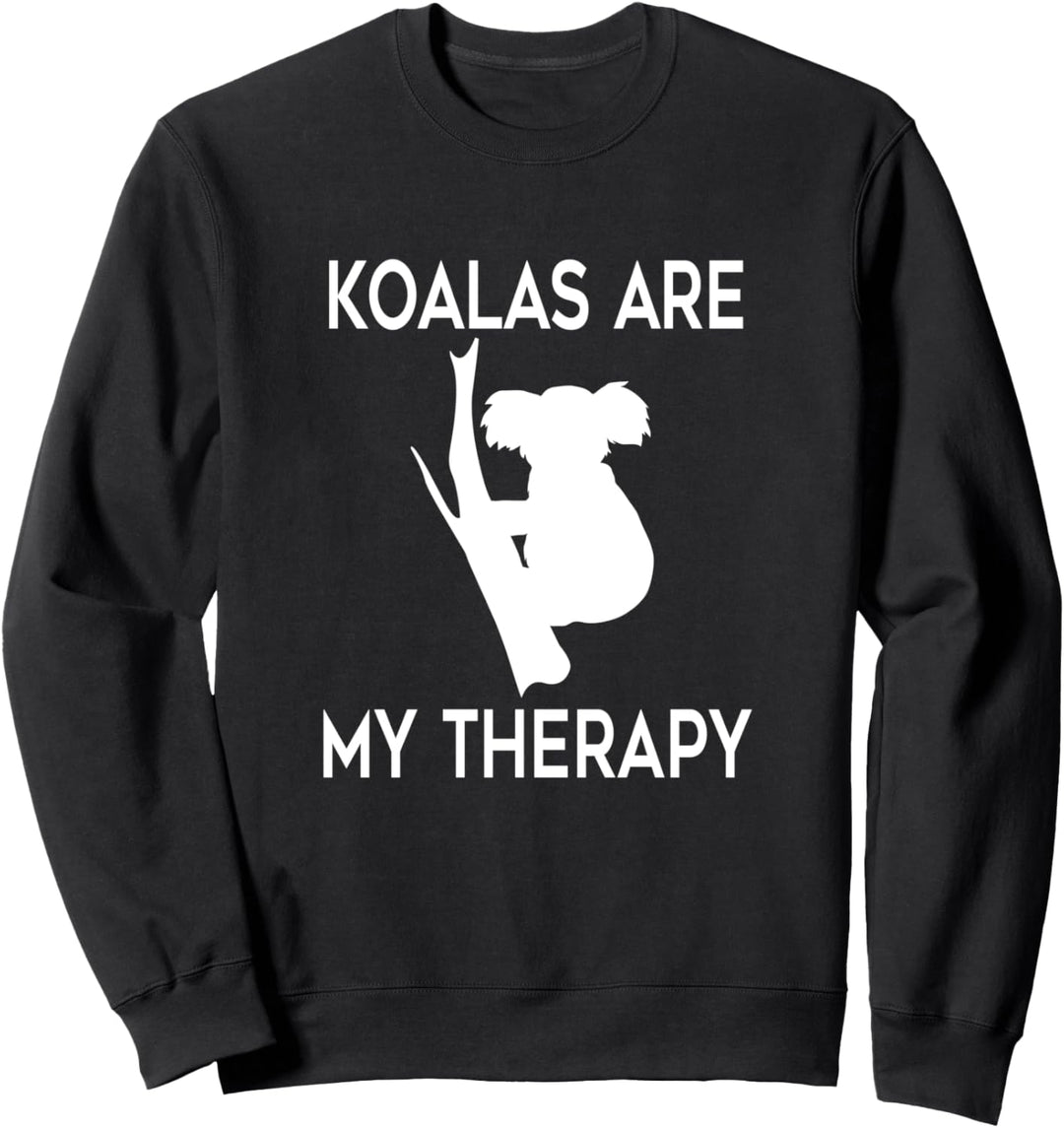 Koala Bea Koalas als Therapie Ironischer Spruch Sweatshirt