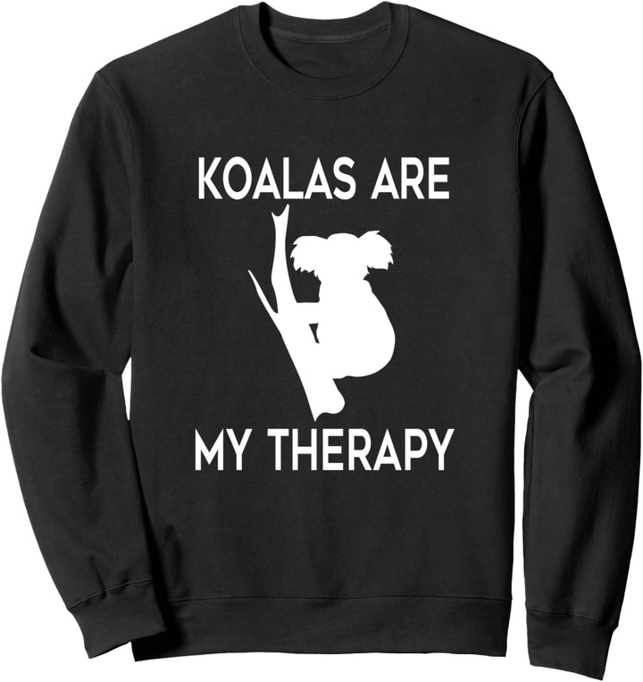 Koala Bea Koalas als Therapie Ironischer Spruch Sweatshirt