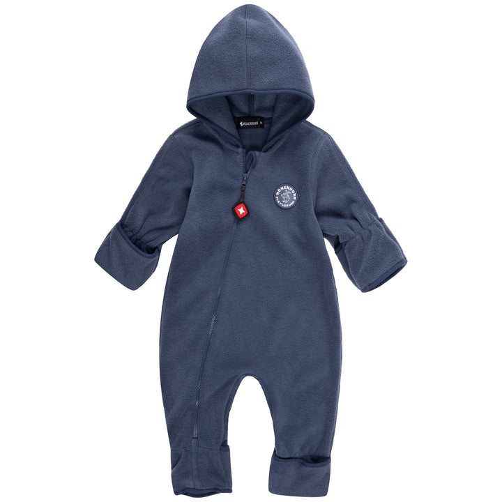 Höhenhorn Ibex Baby Fleece Overall Winter Herbst Strampler Kleinkind mit Kapuze 62 Dunkelblau, 62 Du