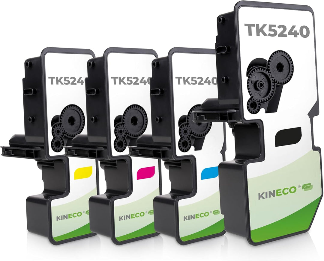 Kineco 4X Toner ersetzt TK5240 Multipack für Kyocera Ecosys M5526cdw P5026cdn