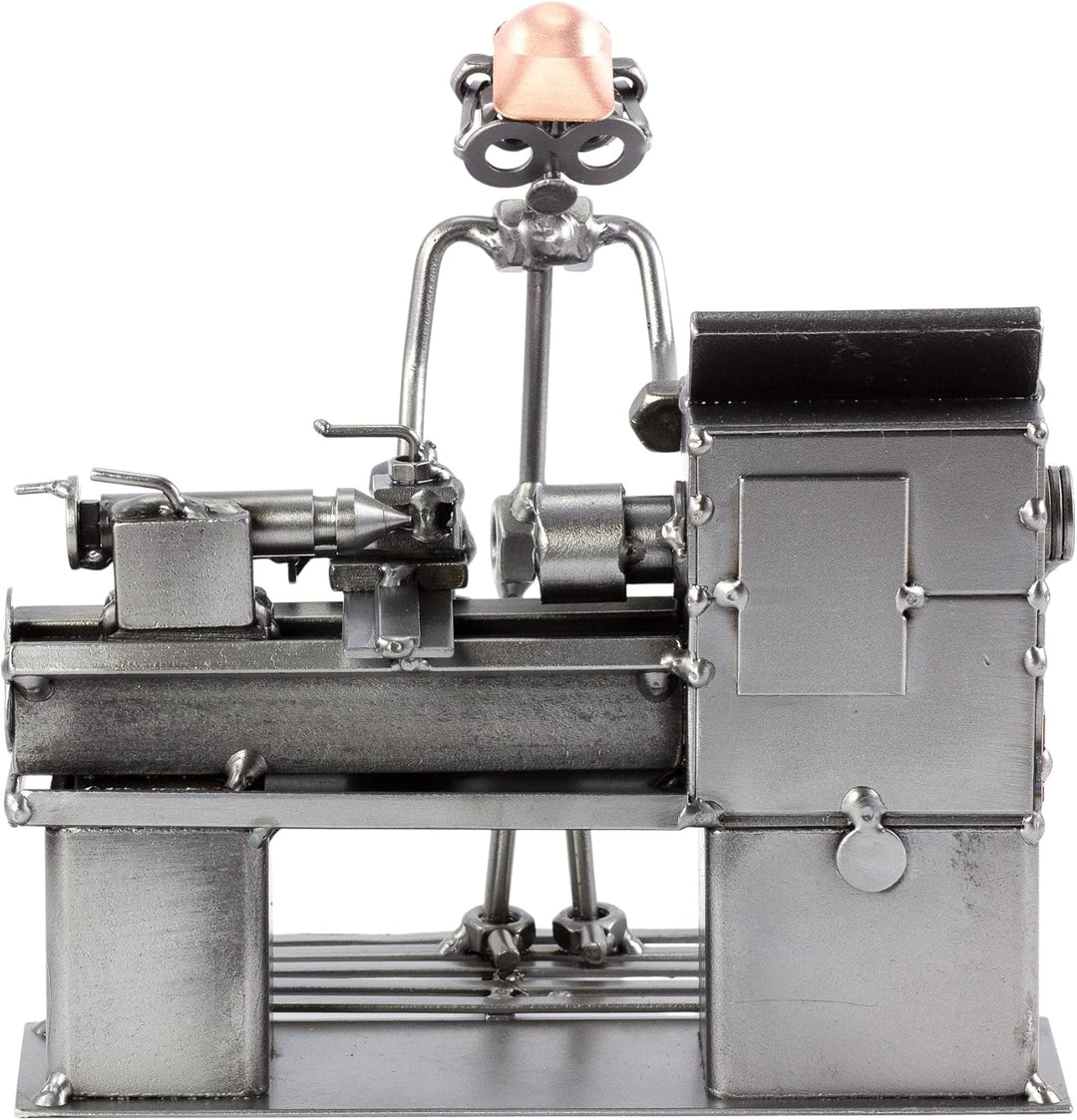 Steelman24 I Schraubenmännchen Dreher I Made in Germany I Handarbeit I Geschenkidee I Stahlfigur I M