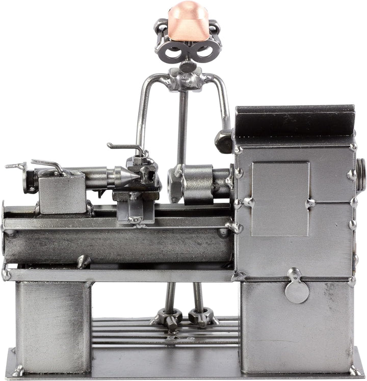 Steelman24 I Schraubenmännchen Dreher I Made in Germany I Handarbeit I Geschenkidee I Stahlfigur I M