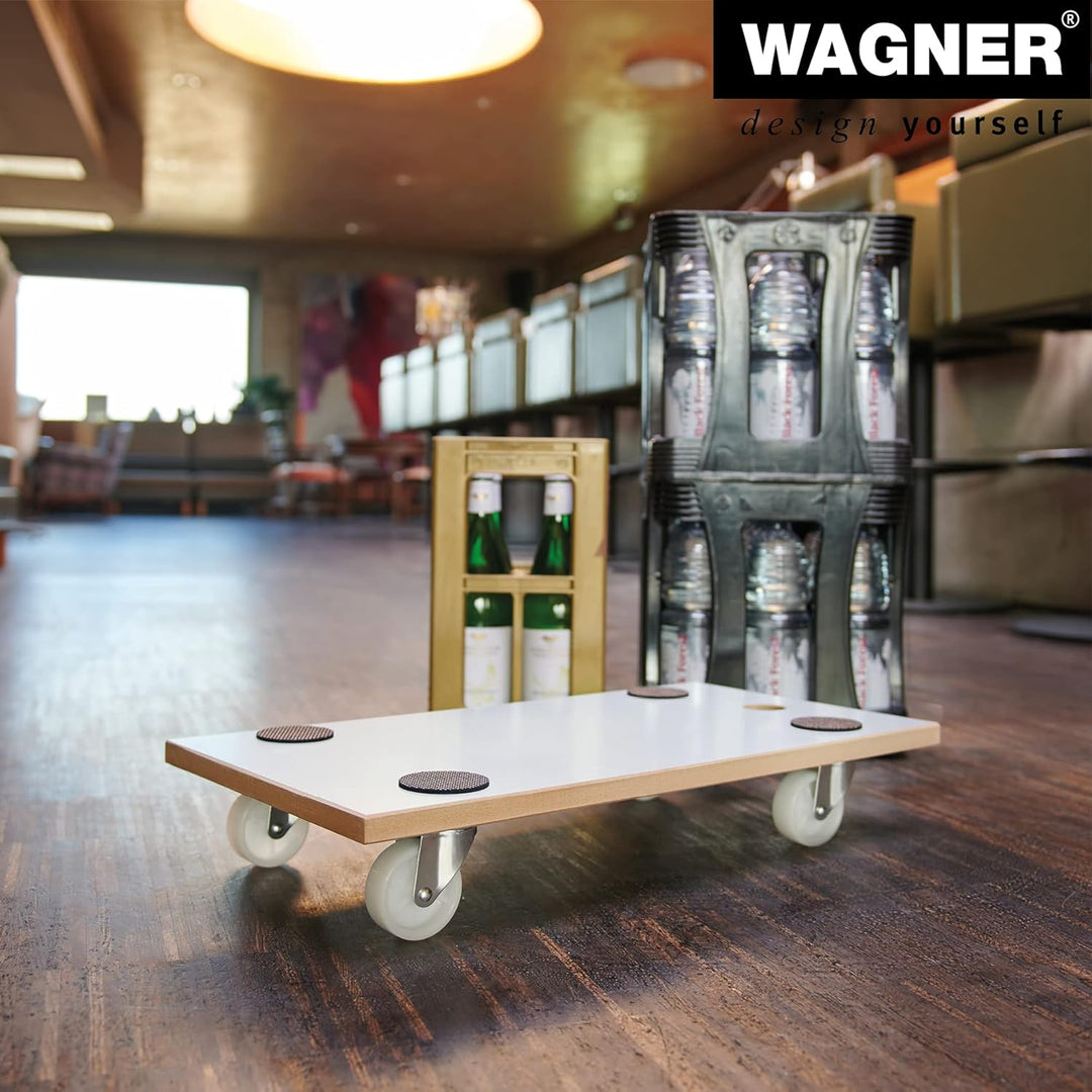 WAGNER Transporthilfe MM 1319 I 57,5 x 30 x 10 cm - Tragkraft 200 kg - Spezialbeschichtung I Anti-Ru