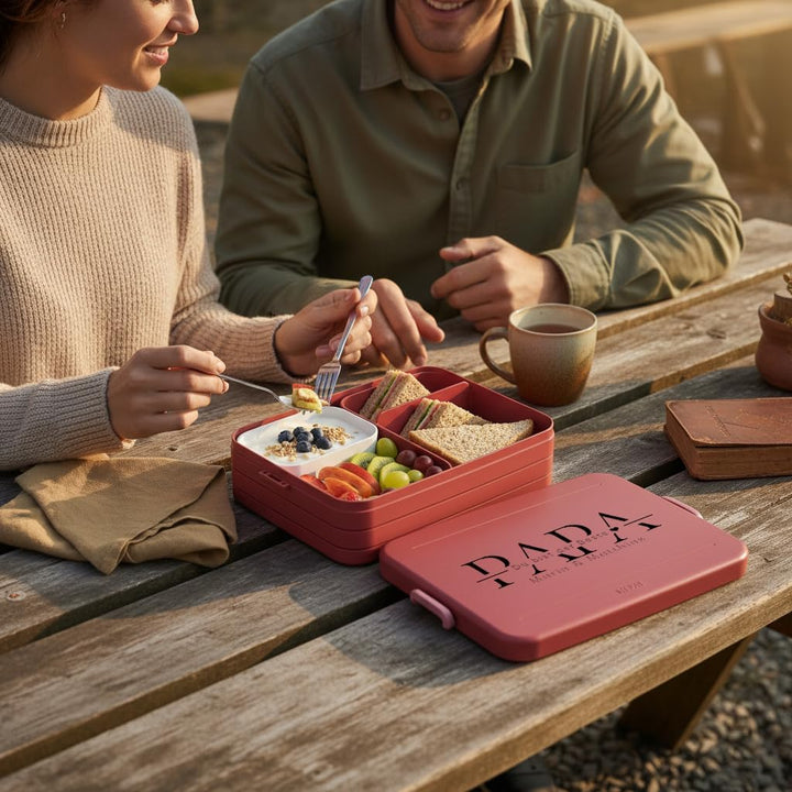 MEPAL Brotdose Spülmaschinenfest Outdoor, Lunchbox mit Einsatz für perfekte Ordnung, Mikrowellengeei