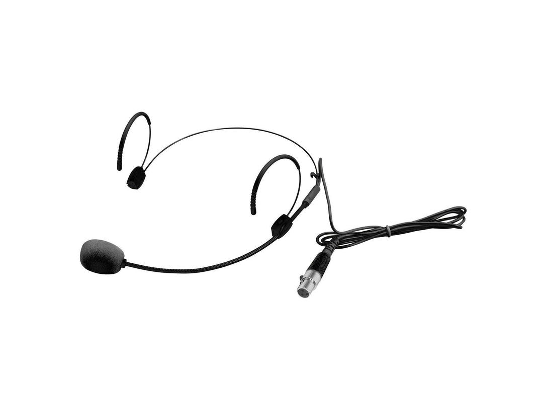 OMNITRONIC UHF-300 Kopfbügelmikrofon schwarz für den UHF-300 Taschensender