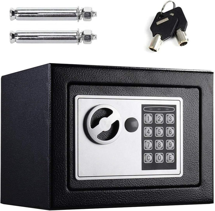 Safe Tresor mit Schlüssel mit Elektronischem Zahlenschloss Möbeltresor Wandtresor Numerische Digital