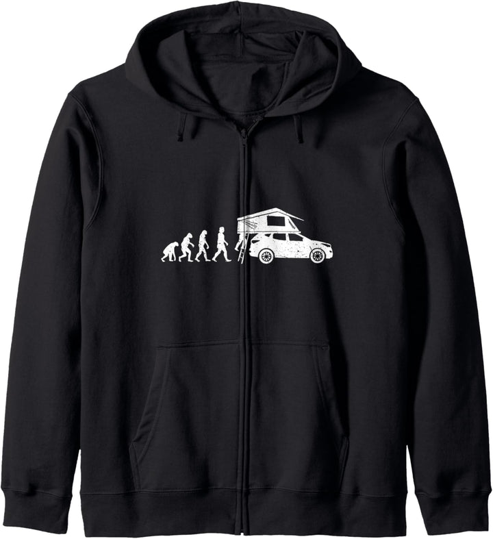 Dachzelt Evolution | Geschenk für Dachzelt Camper Camping Kapuzenjacke