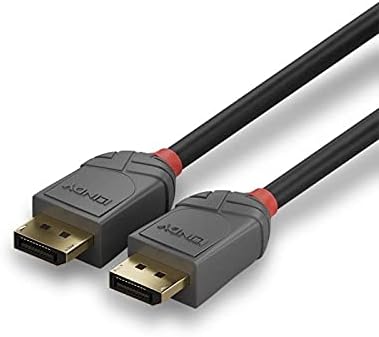 LINDY 36485 7.5m DisplayPort 1.2 Kabel, Anthra Line