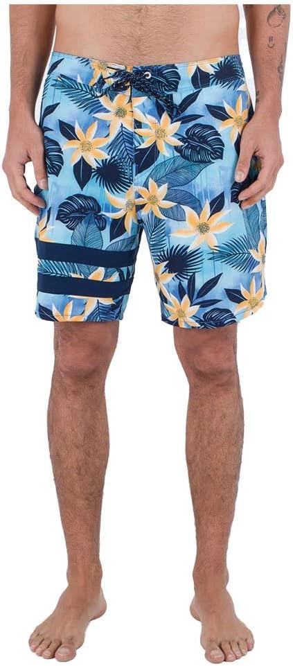 Hurley Herren Phantom-eco Block Party 18' Badeshorts für Herren 28 Meerblick, 28 Meerblick