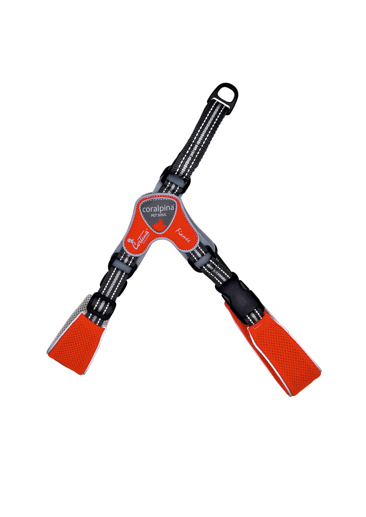 Coralpina Fiames Hundegeschirr für Hunde, verstellbar, dynamische Bewegung, bequem, reflektierend, G