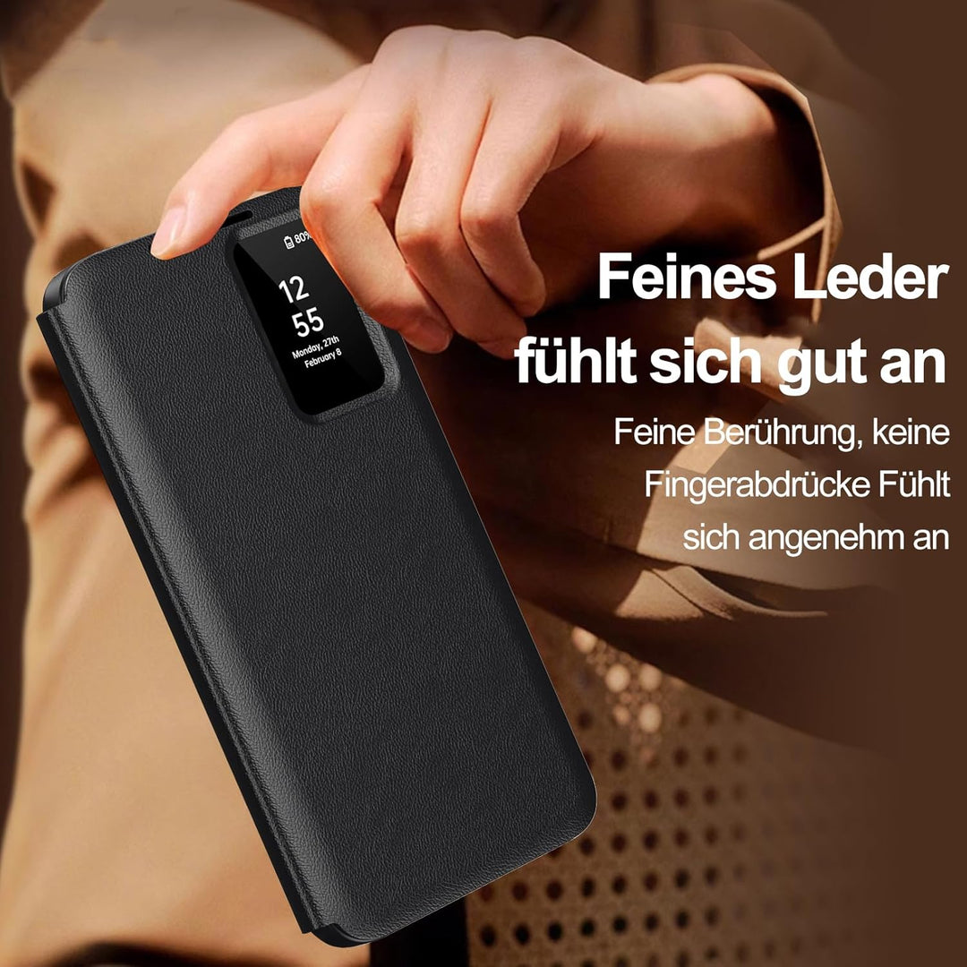für Samsung S24 Plus Smart View Hülle, Wallet Smartphone Case, für Samsung Galaxy S24 Plus Handyhüll