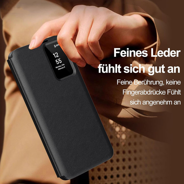 für Samsung S24 Plus Smart View Hülle, Wallet Smartphone Case, für Samsung Galaxy S24 Plus Handyhüll