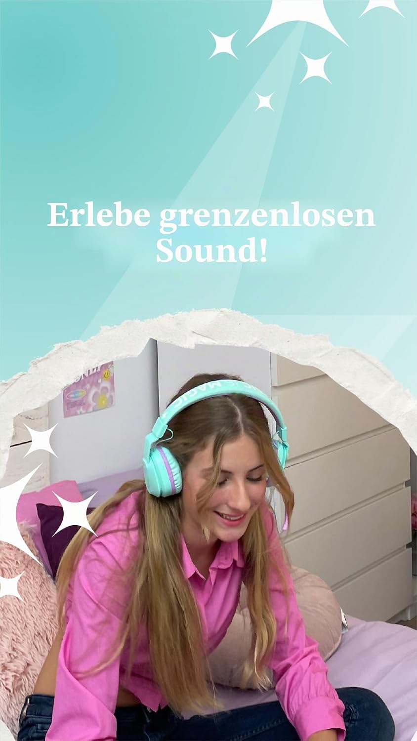Bluetooth Kopfhörer mit Mikrofon, WOW Generation