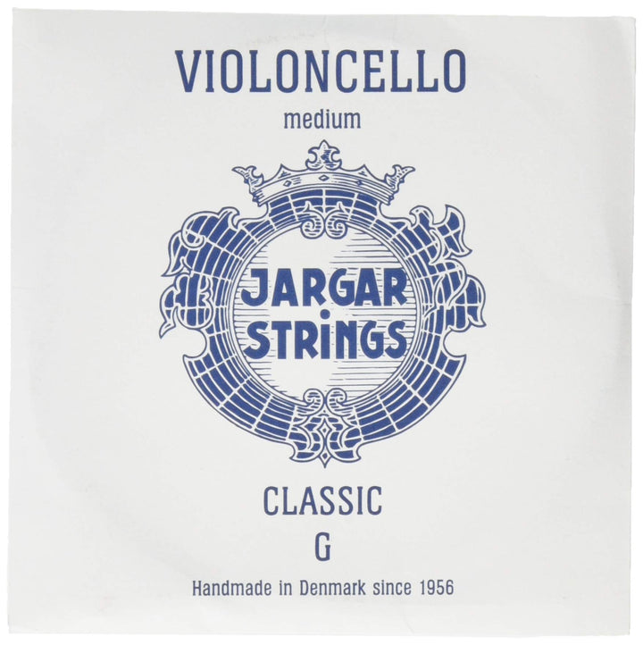 JARGAR Ce-GCM Cello Classic G-Saite, medium (1,17mm) für Cello Medium / Standard Blau // Blue, Mediu