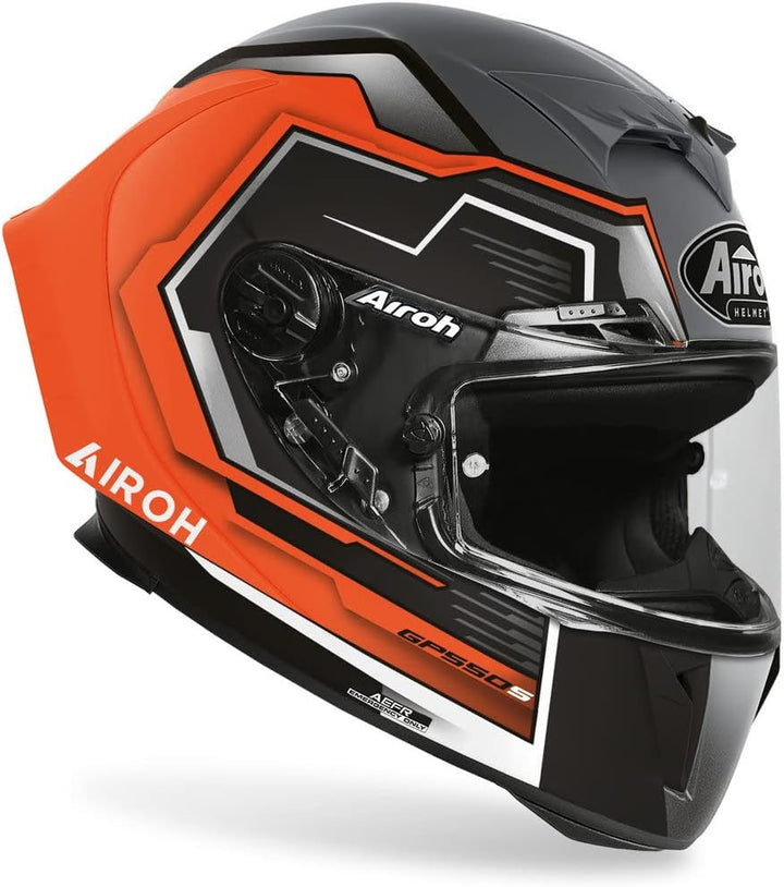 Airoh Helm GP550 S Rush Orange Fluo Matt XL