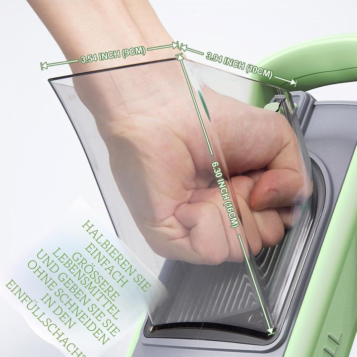 Safe Veggie Chopper Gemüseschneider, Pommes Frittierschneider, Zwiebelhacker, Gemüsehobel, multifunk