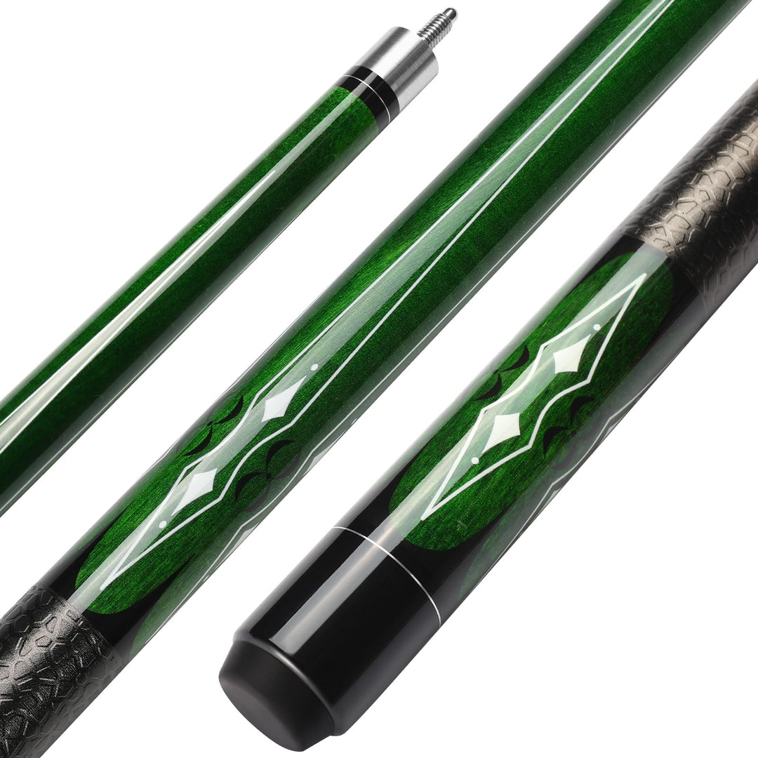 Pool Queue, 58 Zoll Billard Queue Kanadischer Ahornholz Pool Cue 13mm Spitzen für Professionelle Bil