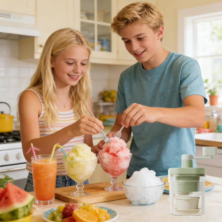 Rasierte Eismaschine, handgekröpfter Schneekegelmacher, Slushies, Rasiermaschine, für Küche, Bar, Pa
