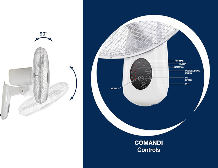 BEPER P206VEN600 Wandventilator - Wandventilator mit Fernbedienung und Timer