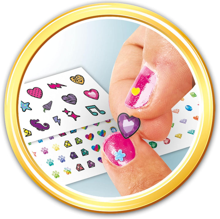 Clementoni Crazy Chic Superstar Nageldesign - Nagelstudio für Kinder ab 6 Jahren - Inkl. Nagellacke,