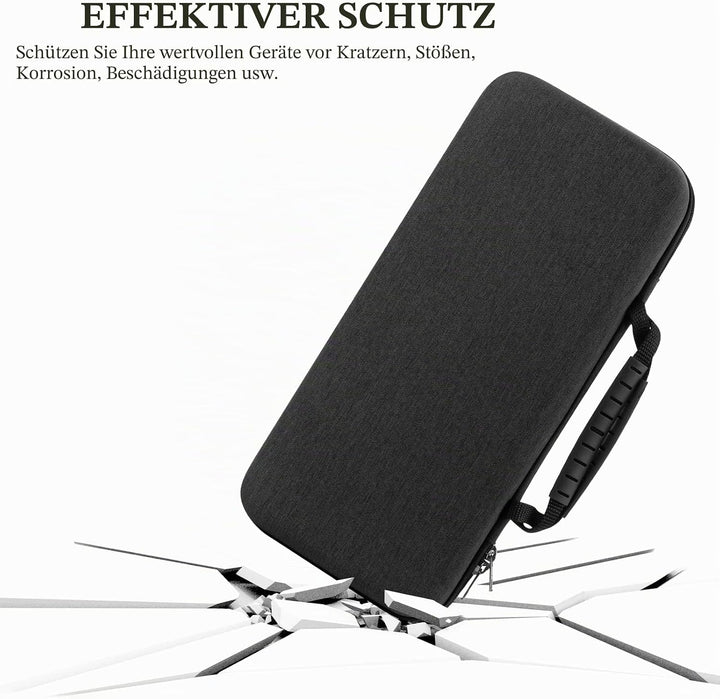 Linkidea Hard Travel Case für 75% Tastatur, Computer 84 Tasten Wireless Keyboard Tragetasche Schutzh