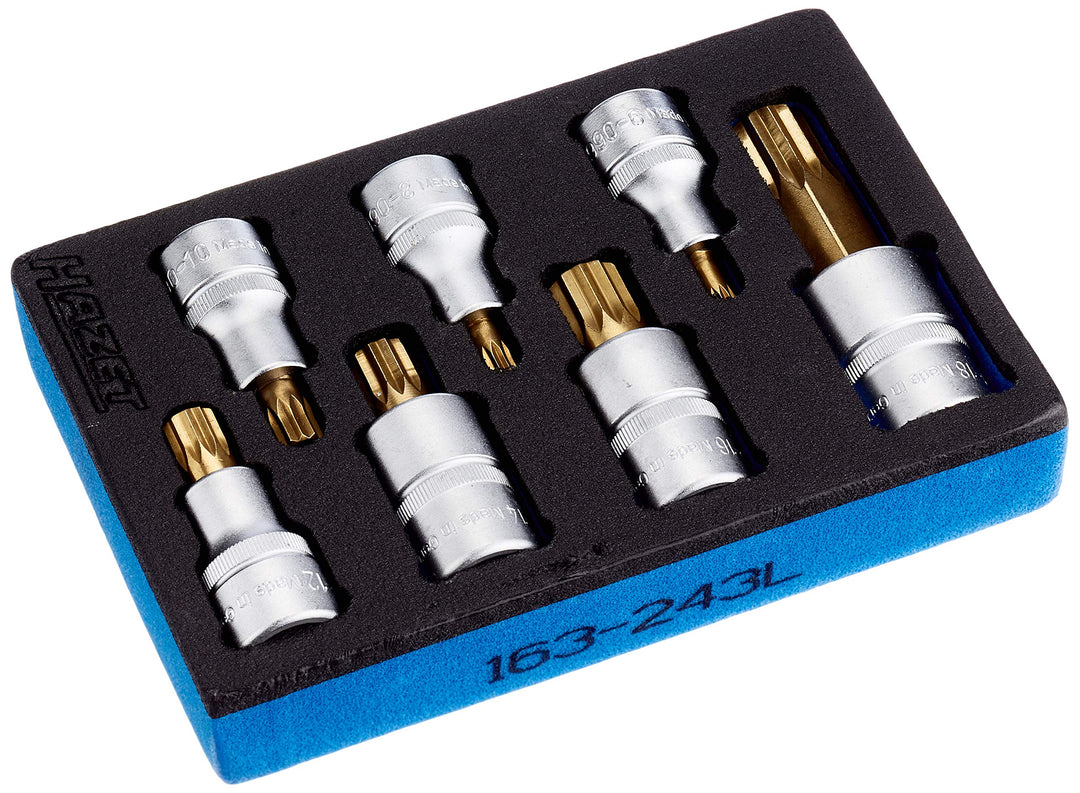 HAZET 163-243/7 Werkzeug-Satz 163-243/7 Cvd-tin Coated, 163-243/7 Cvd-tin Coated