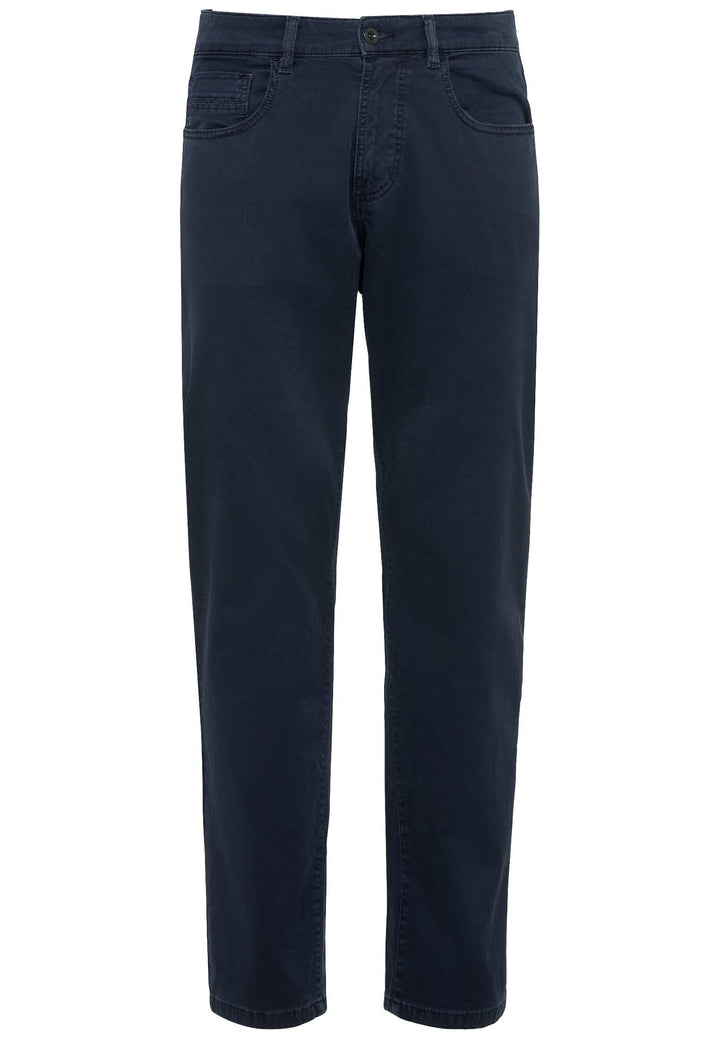 camel active Herren Relaxed Fit 5-Pocket Hose 35W / 32L Night Blue, 35W / 32L Night Blue