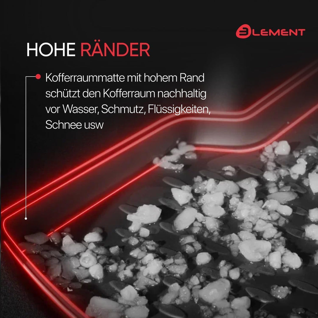 Element 3D Gummimatten Set passend für BMW X1 | Baujahr 2015-2022 | Mk2 II F48 | 100% passgenaue Aut