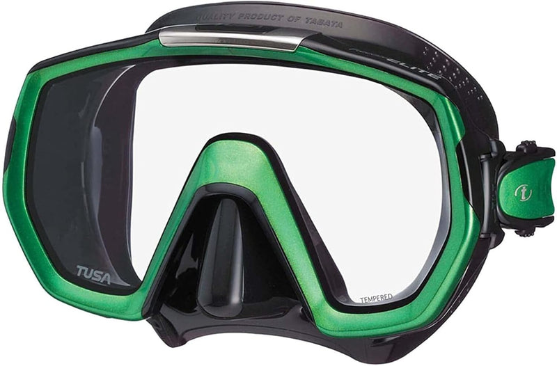 Tusa Freedom Elite - silikon erwachsene tauchmaske schnorchelmaske profi (m-1003) - Ocean Green (Grü