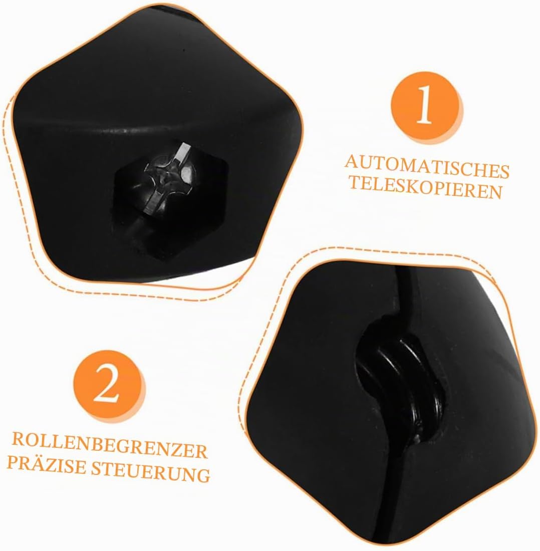 Automatischer Schlauchstopper Für Gartenschlauchtrommel Kordelstopper Aus Gummi Wetterfest