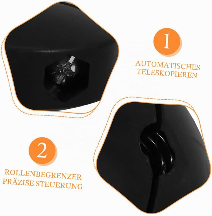 Automatischer Schlauchstopper Für Gartenschlauchtrommel Kordelstopper Aus Gummi Wetterfest