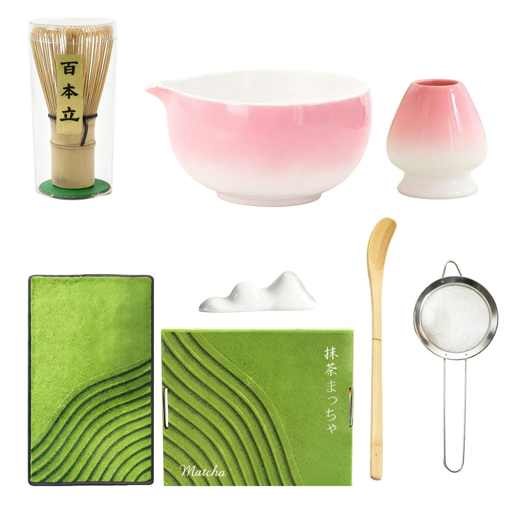 Matcha Set| Matcha Besen|Matcha Tea Set | Matcha Schale| Matcha Whisk,Schaufel, Sieb, Matcha-Besenha