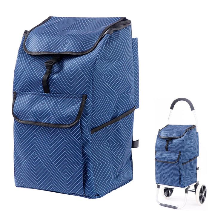 Faltbare Einkaufstasche Ersatztasche für Einkaufswagen,wasserdichte Oxford-Stoff Trolley Tasche mit