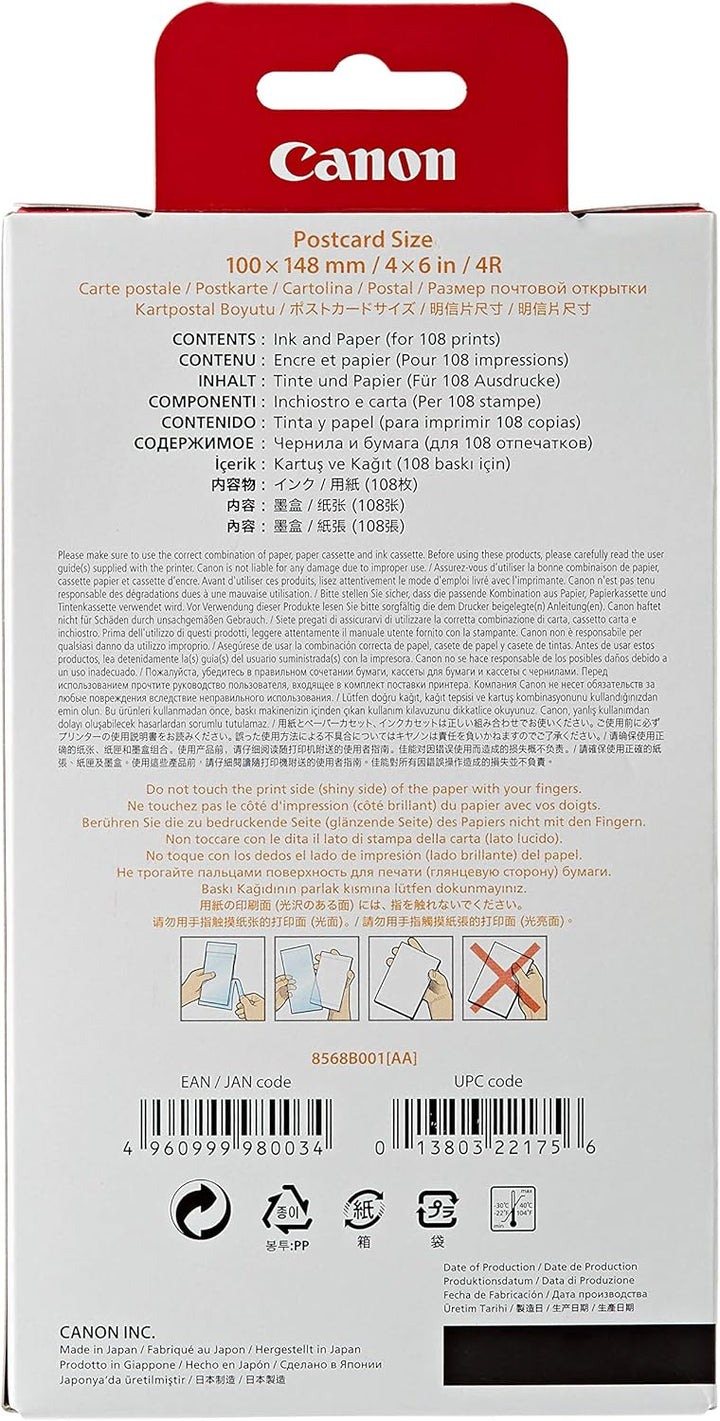 Canon Selphy CP1000 Fotodrucker 10x15 cm (mobiler Drucker, USB, 300x300 DPI, Direktdruck von kompati