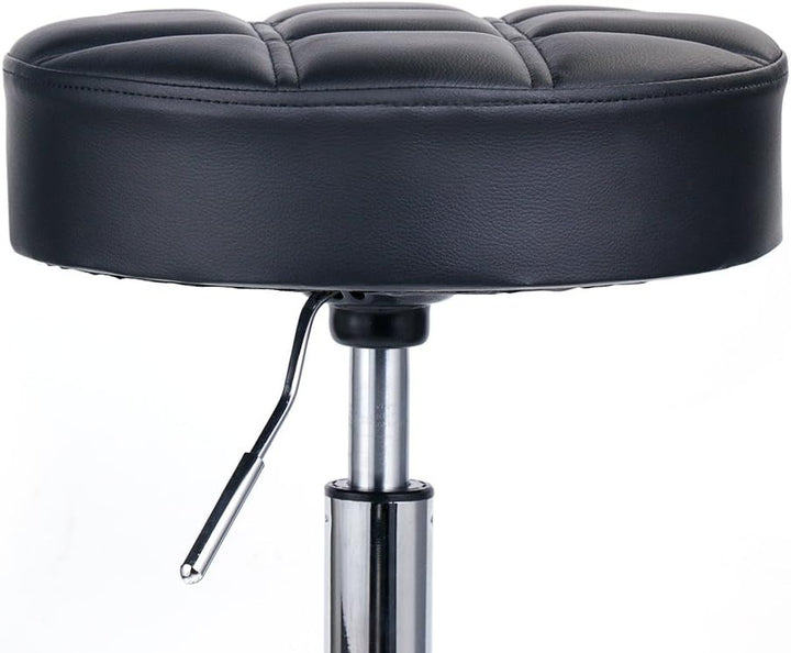 Leader Accessories Drehhocker höhenverstellbar Rollhocker Funktionaler Arbeitshocker Studiohocker im