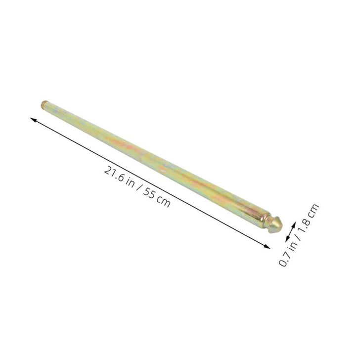 HEMOTON 2 Stück Mülleimer Zubehör Achse für Abfallbehälter Stahl 240l Beige Schnelle Montage für San
