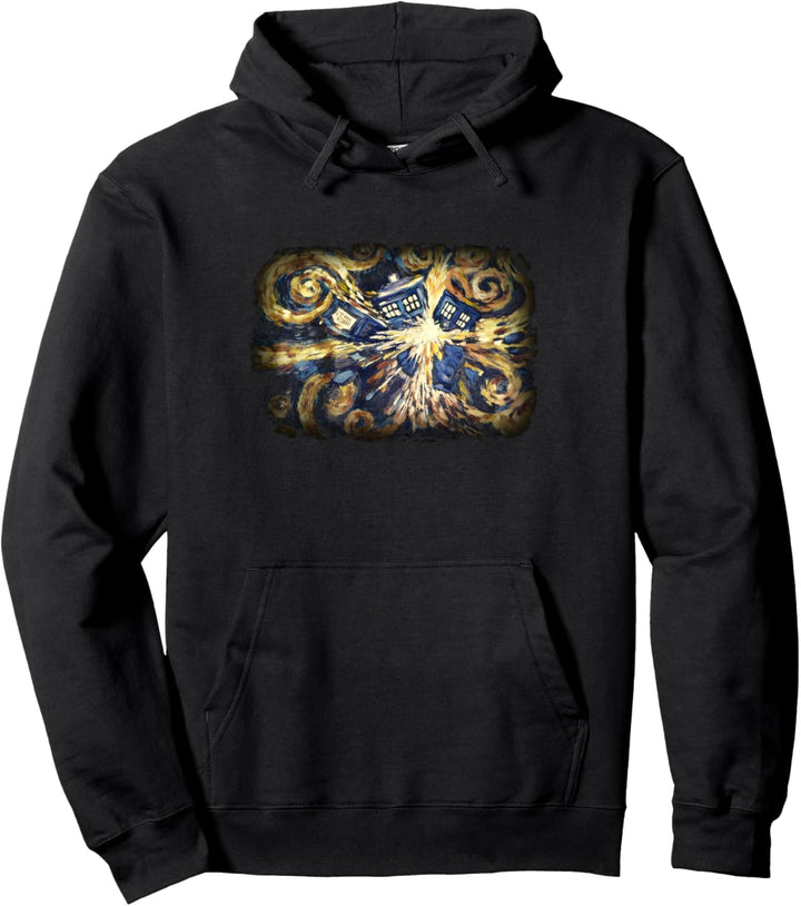 Doctor Who Art Tardis Van Gogh Pullover Hoodie