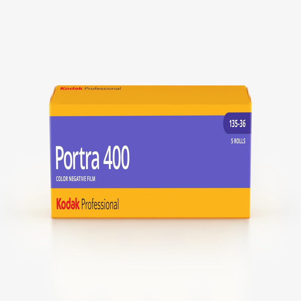 Kodak Portra 400 Color Negative 135-36 Film (5-er Pack) 1-Pack, 1-Pack
