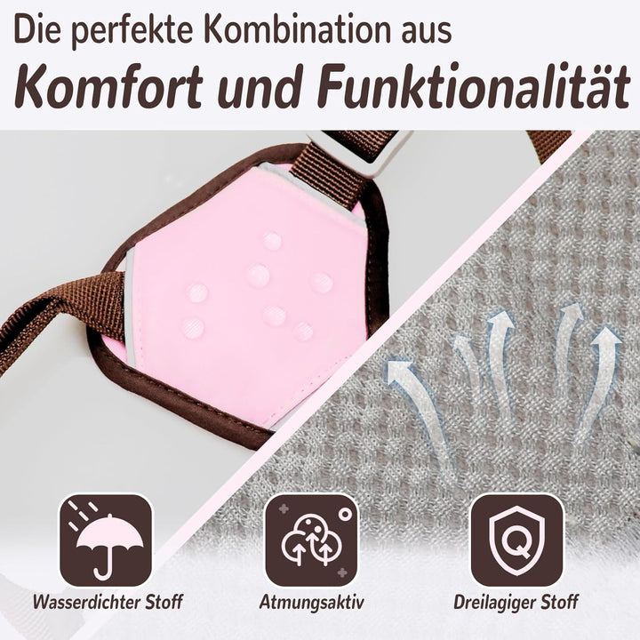 Mehrzweck-Hundegeschirr mit Leine Set, Ausbruchsicheres Anti Zug Hundegeschirr, Anti Zug Geschirr Hu