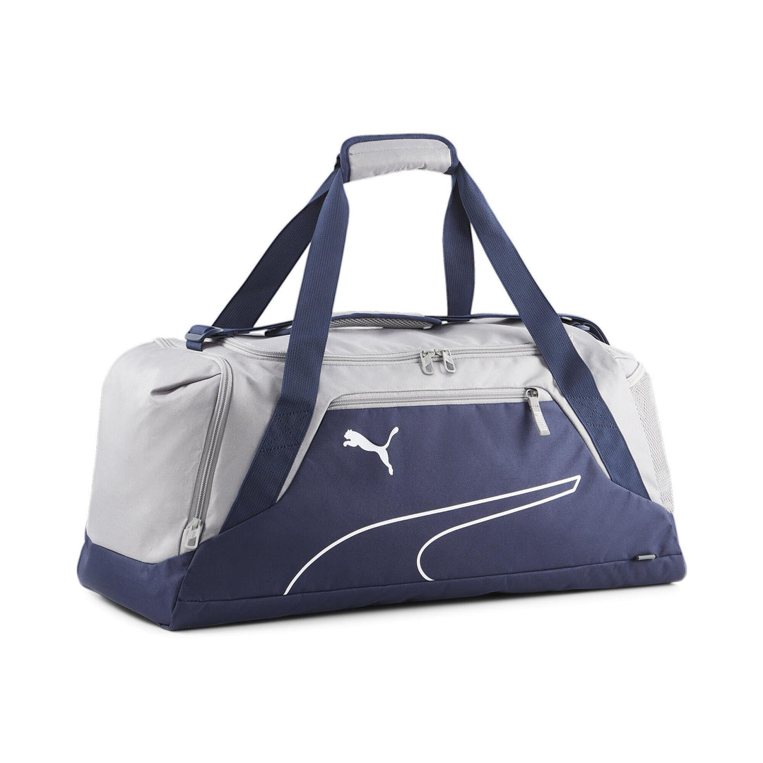 PUMA Unisex Fundamentals Sporttasche M Sporttasche Einheitsgrösse Puma Marine-beton Grau, Einheitsgr
