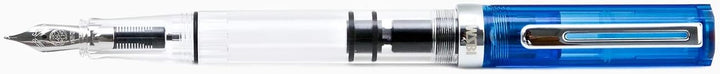 TWSBI ECO Kolbenfüllhalter Transparent Blau